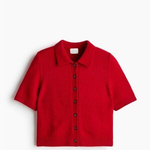 H&M Red women’s Button-Up sweater